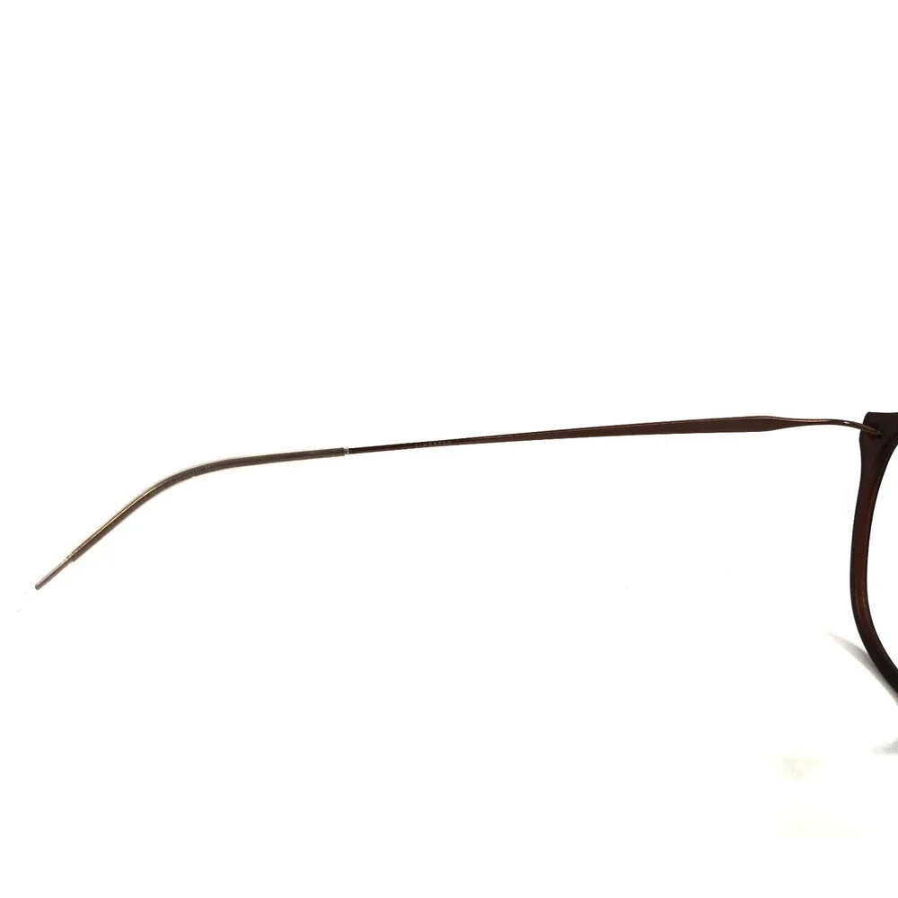 Lindberg Eyeglasses Frames 6506 C02M T803 COL. PU12 Clear Brown Round 46-19-150